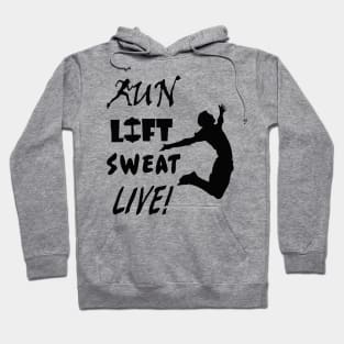 runliftsweat black Hoodie